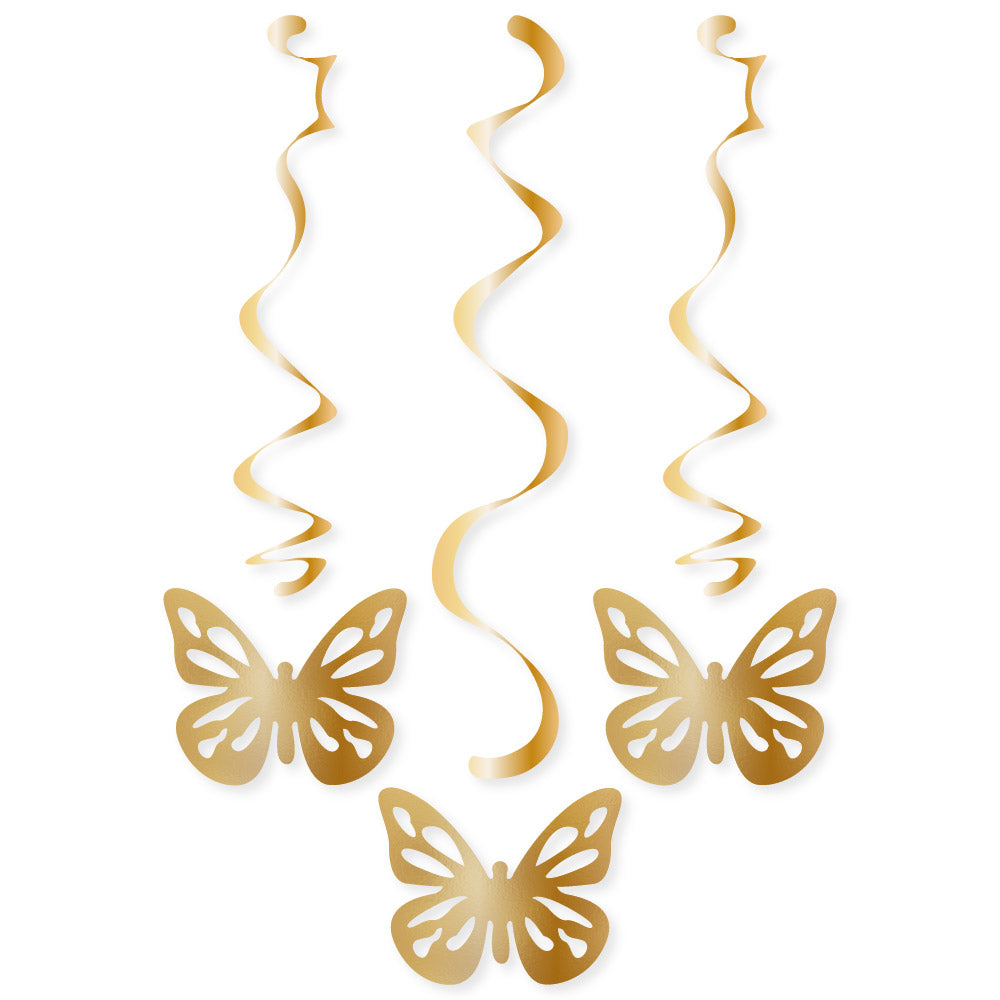 Espirales Mariposas x 3 und