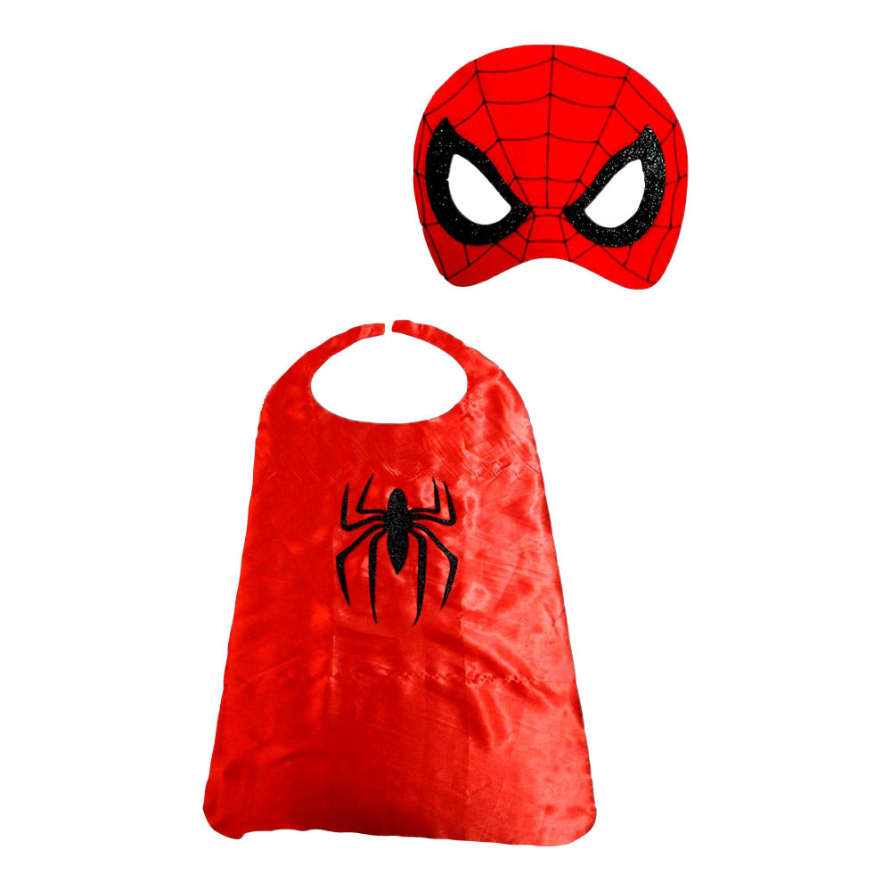 Capa y Mascara Spiderman Decoración de niños Confetti